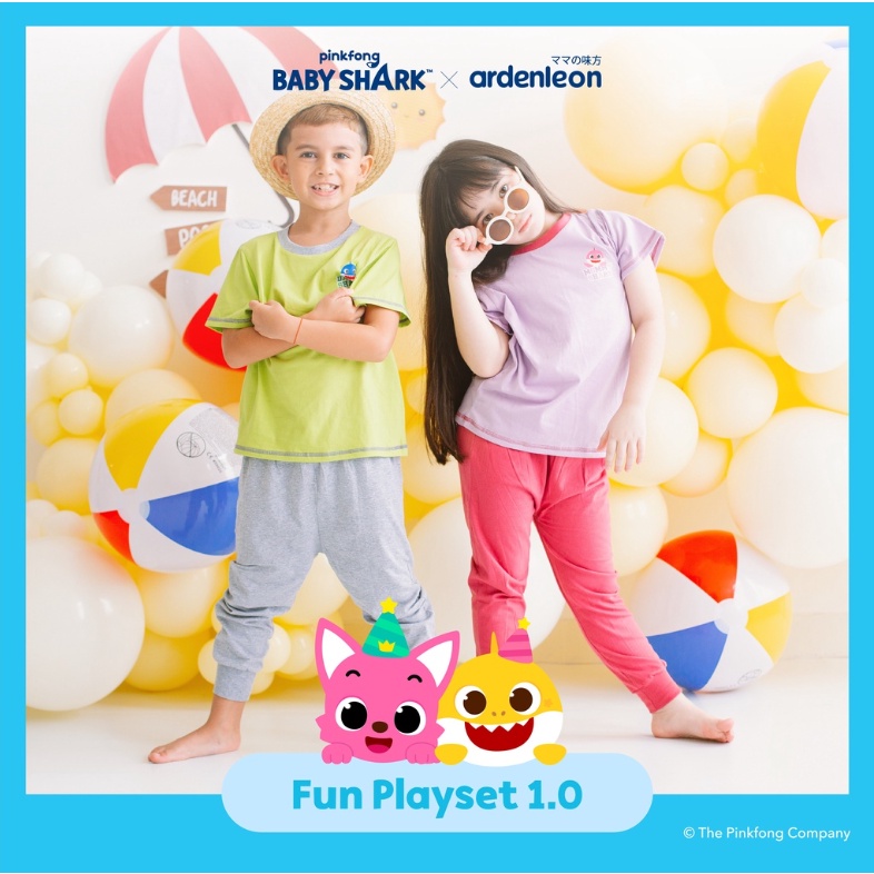 Ardenleon Fun Playset 1-7 Tahun Pinkfong x Ardenleon Playset Baby Shark Unisex CBKS