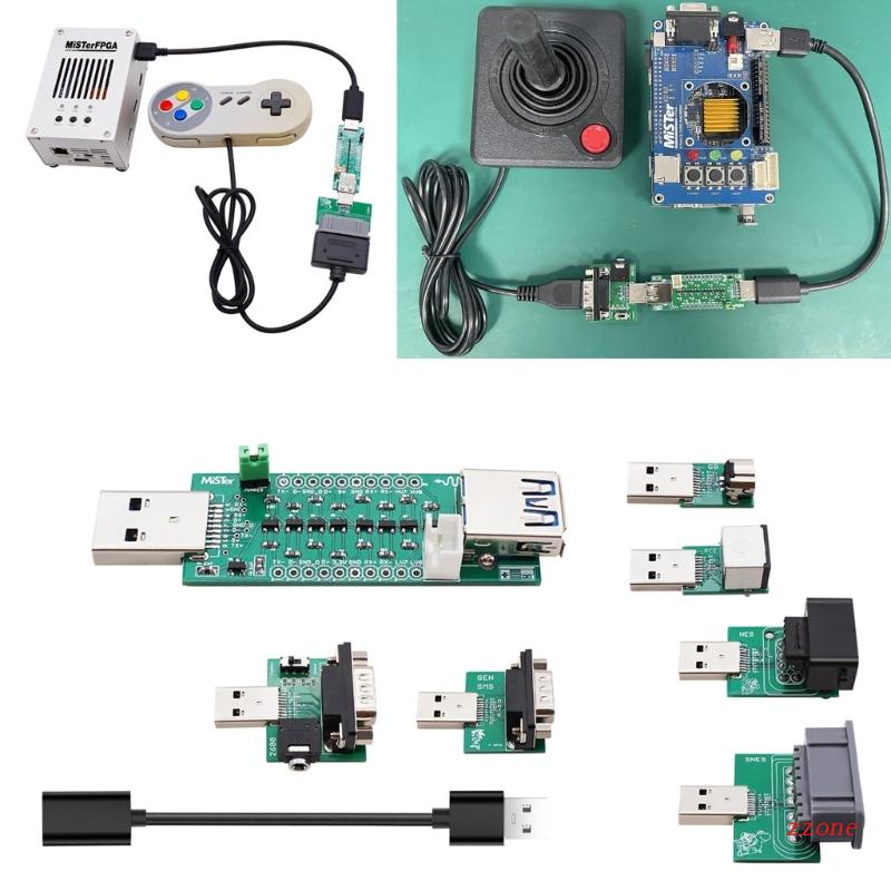Zzz Game Controller Conveter USB3.0 SNAC Controller Adapter Untuk DE10-Nano MiSTerFPGA