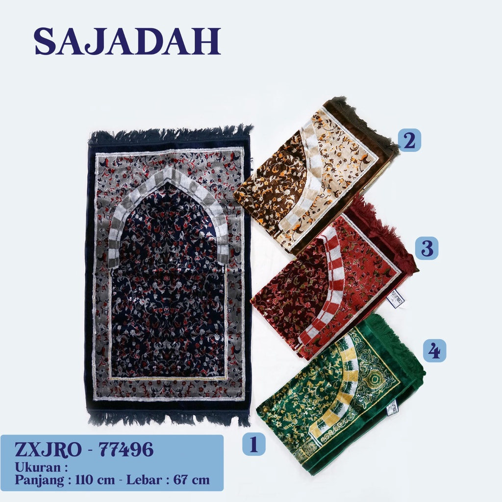 SAJADAH BATIK DEWASA SAJADAH MURAH SAJADAH MOTIF TERBARU RIA BATIK SOLO