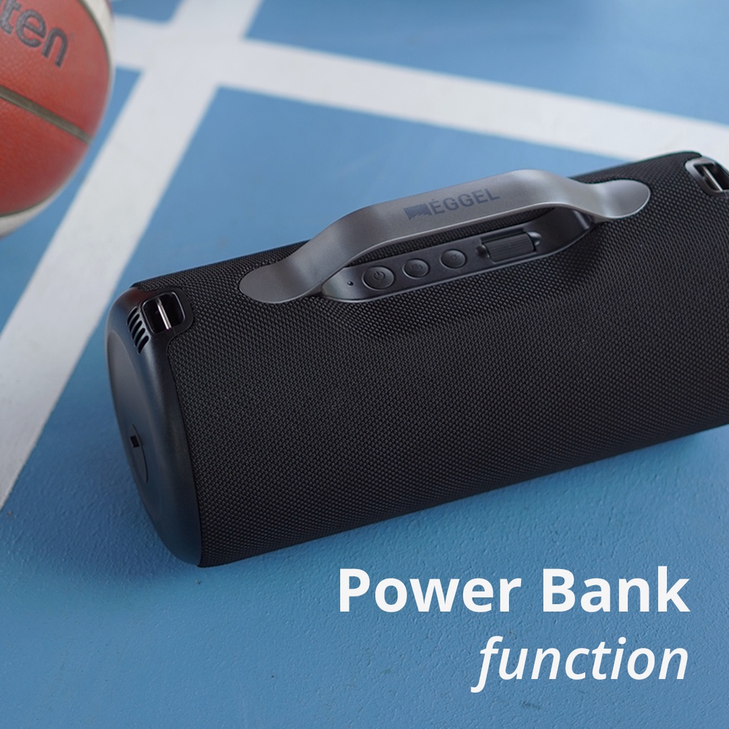 Eggel Elite XL 2 Waterproof Bluetooth Speaker with RGB Light