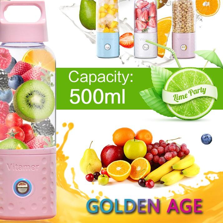 ✰ READY 500ML VITAMER BLENDER PORTABLE PREMIUM ORIGINAL 100% ℮