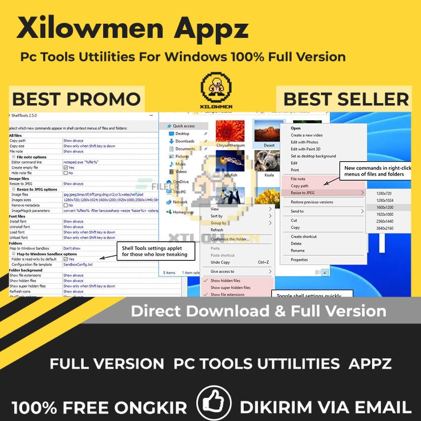 [Full Version] Shell Tools Pro PC Tools Software Utilities Lifetime Win OS