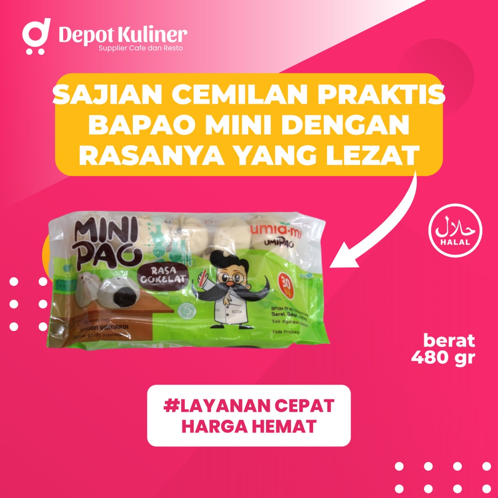 Minipao Umia-mi Umipao Aneka Rasa 480gr Bapao Mini