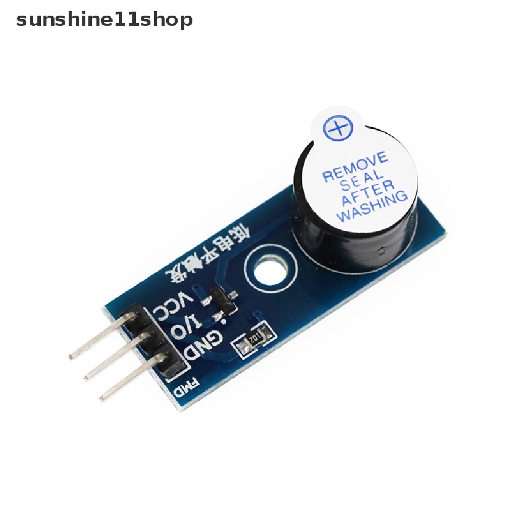 Sho Modul Buzzer Aktif Pasif Berkualitas Tinggi Untuk Arduino New DIY Kit Active Buzzer Modul Level Rendah Sensor Ana Ultrasonik Beban N