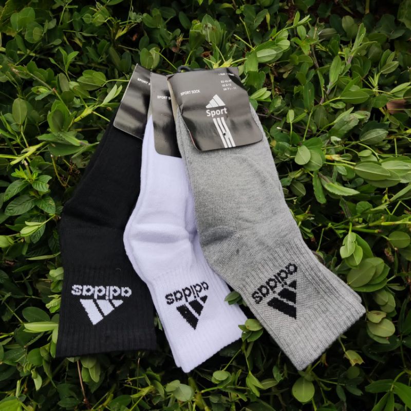 1.pasang kaos kaki sport tebal/tery.3/4.ADIDAS.UNISEX.DEWASA