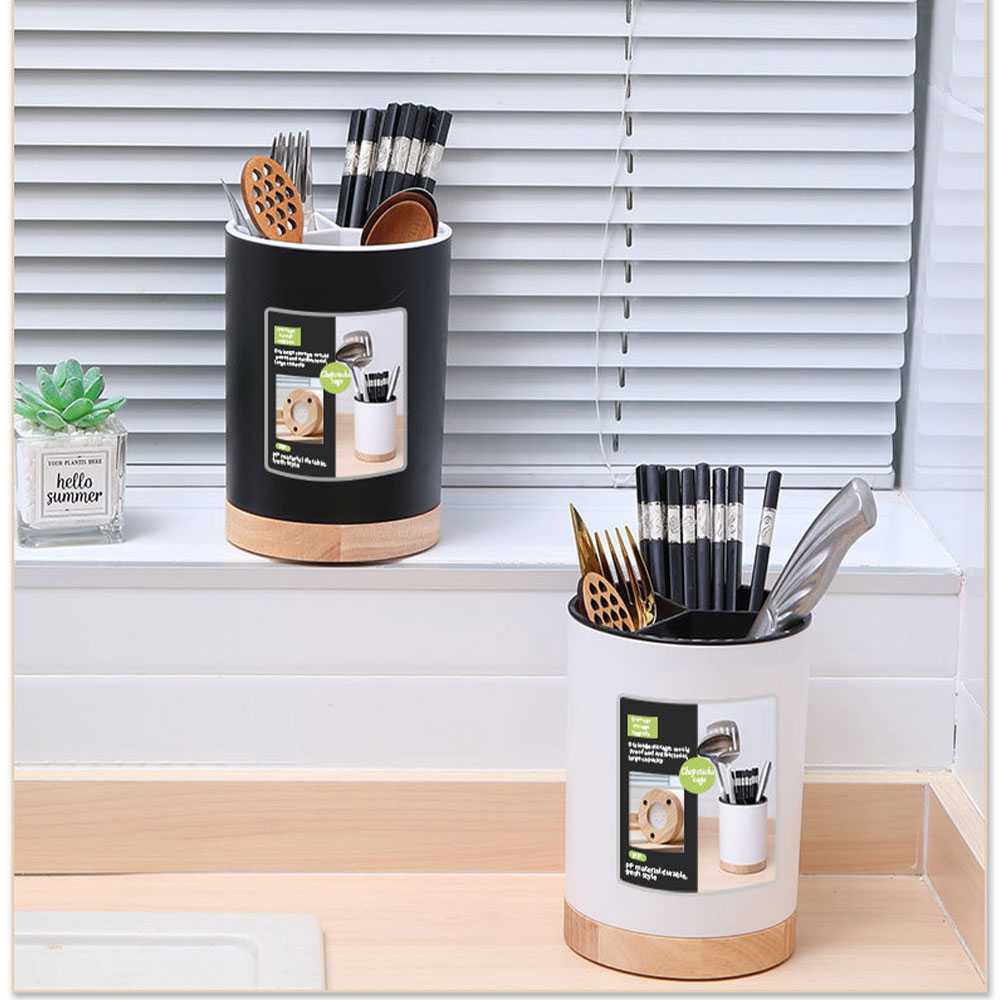 (BISA COD) FTIHSHP BUYGO Tempat Penyimpanan Sendok Garpu Kitchen Storage Box - BAG210