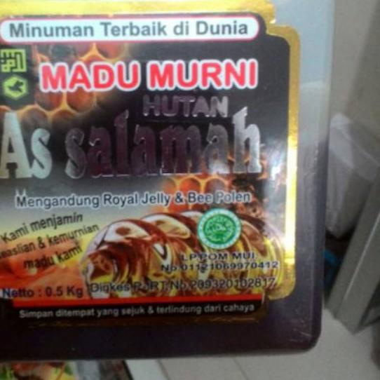 

✶ Assalamah Hutan 500 gram Plus Royal Jelly dan bee Pollen ➱