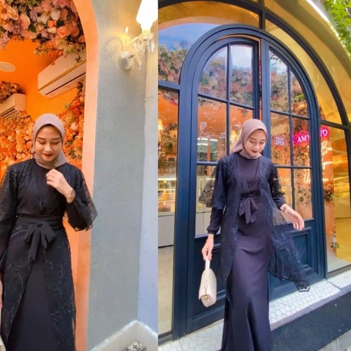 Kirim sekarang Mysharewl Osana Gamis Brukat Pesta Syar'i Jumbo Azalea Dss Busui Ready Stok Siap orde