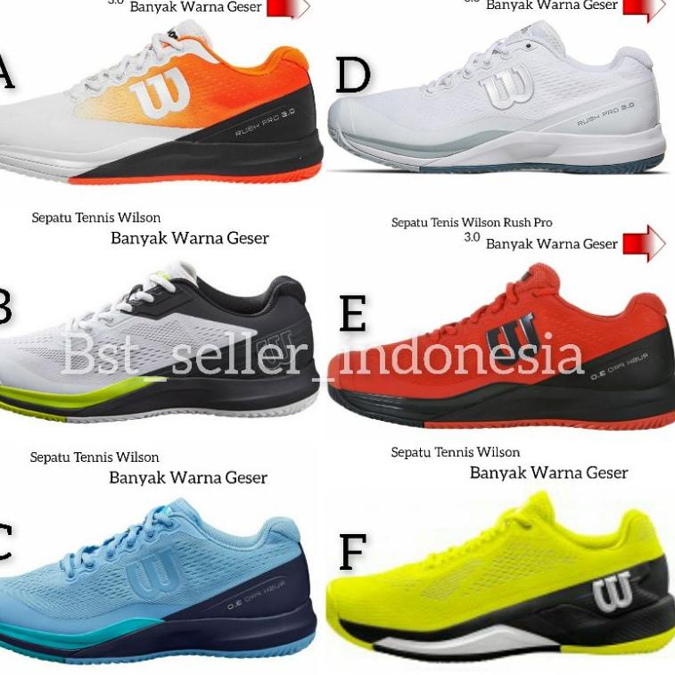 PALING LARIS Sepatu Tenis Pria Wilson Rush Pro 3.0 Limited Edition premium original