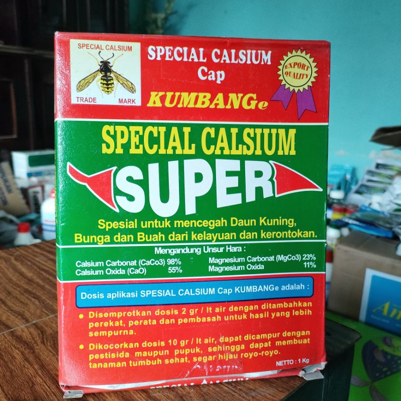 Pupuk Calsium Super | Pupuk Kalsium Super Cap Tawon 1kg | Pupuk Tawon