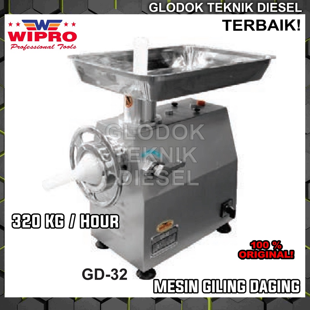 Wipro Mesin Giling Penggiling Daging Kapasitas 320 KG / H GD 32 ORIGINAL 320KG GD32 GD-32