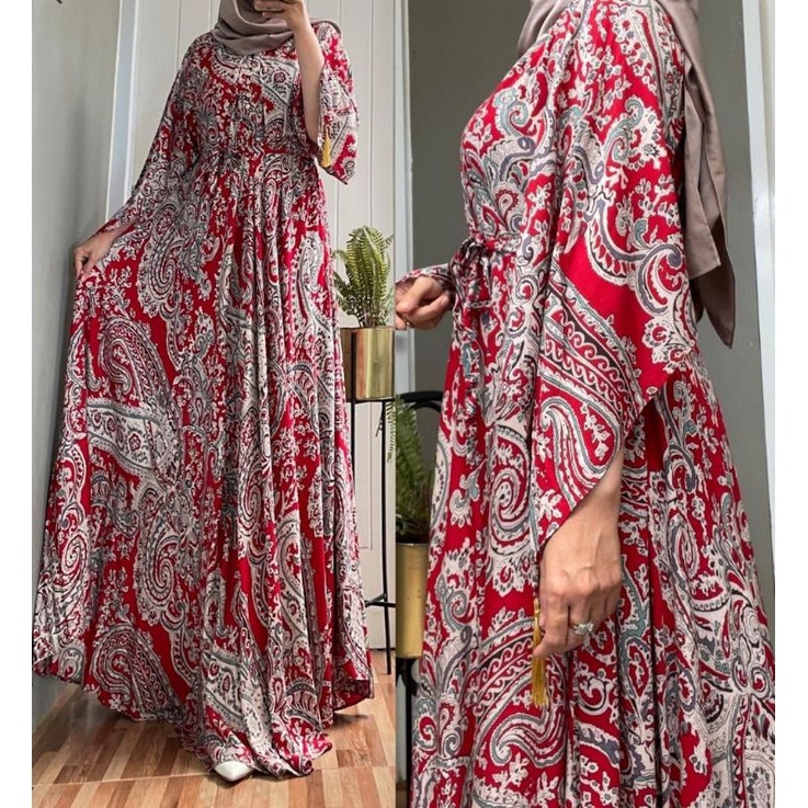 Batika Gown,dress jumbo, gaun jumbo,pesta,gamis batik modern