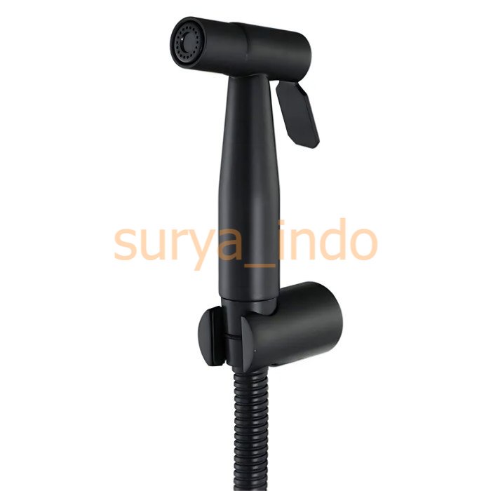 KEPALA BIDET STAINLESS DUDUKAN SHOWER CEBOK JETSPRAY JETSHOWER HITAM