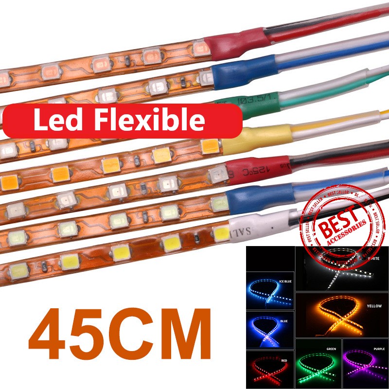 Lampu LED Strip Cumi 45 CM Flexible Alis Kolong Interior Waterproof