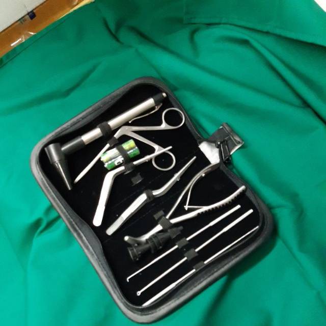 THT SET  THT Instrumet With Otoscope  THT Set dengan Otoskop Alat Medis