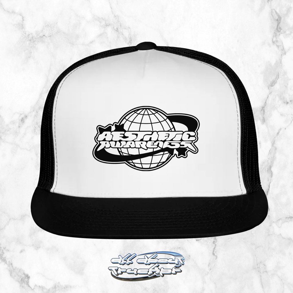 Aesthetic Awareness | Flat Trucker Hat | All About Trucker