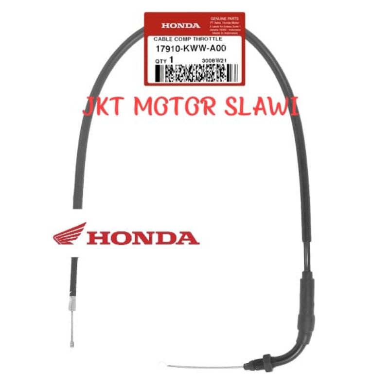 17910 kww a00 kabel gas revo absolute revo 110 asli honda