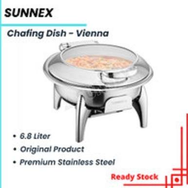 

SUNNEX Vienna Chafing Dish Pemanas Makanan Hidrolik 6.8 Liter W16-3600