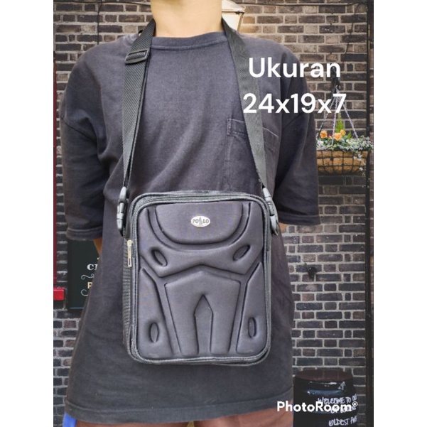 TAS SELEMPANG EMBOSAN TAS SLINGBAG PRIA WANITA SELEMPANG EMBOSAN