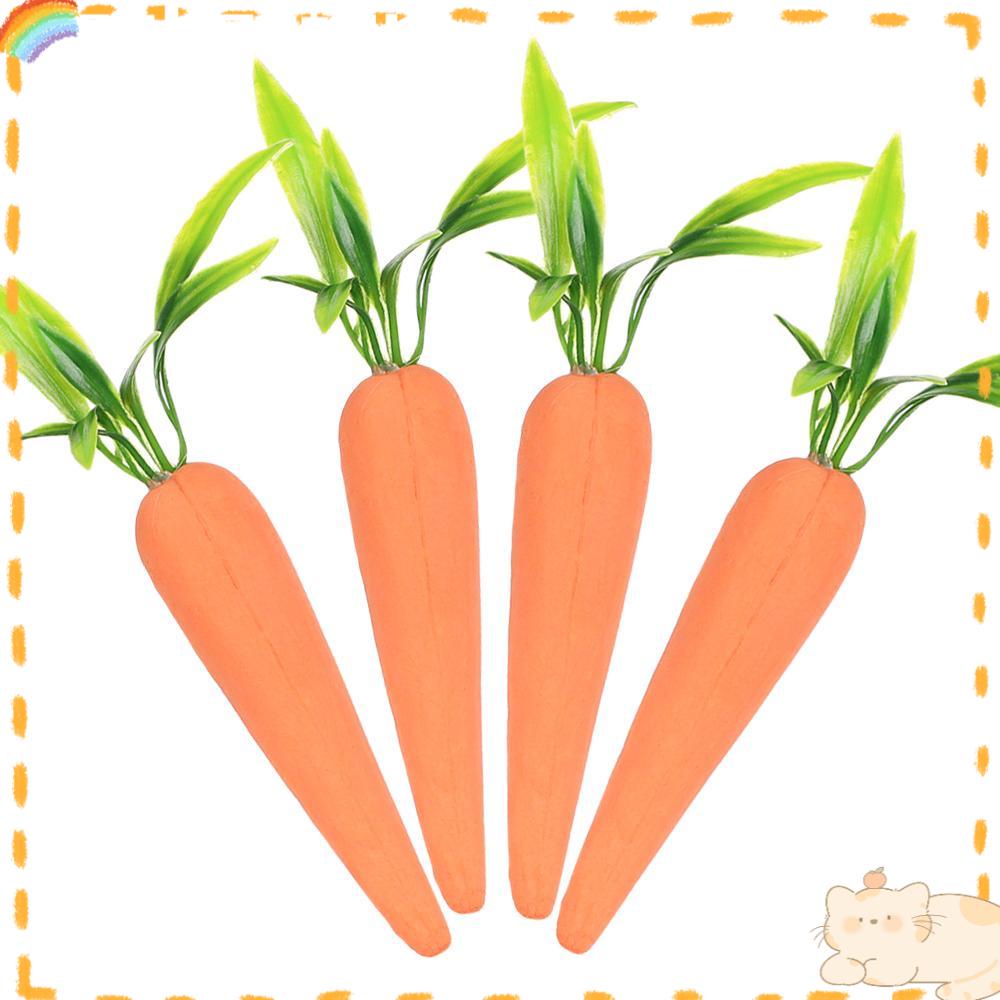 Solighter 4pcs Easter Carrot New Hanging Pendant Dekorasi Pesta Liburan