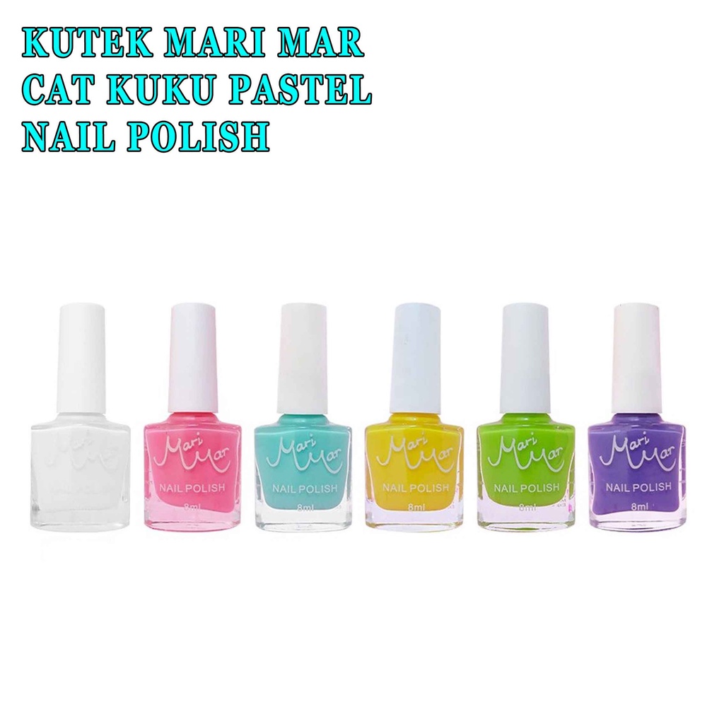 Cat Kuku Pastel* Kutek Mari Mar* Nail polish* 8ml 1pcs