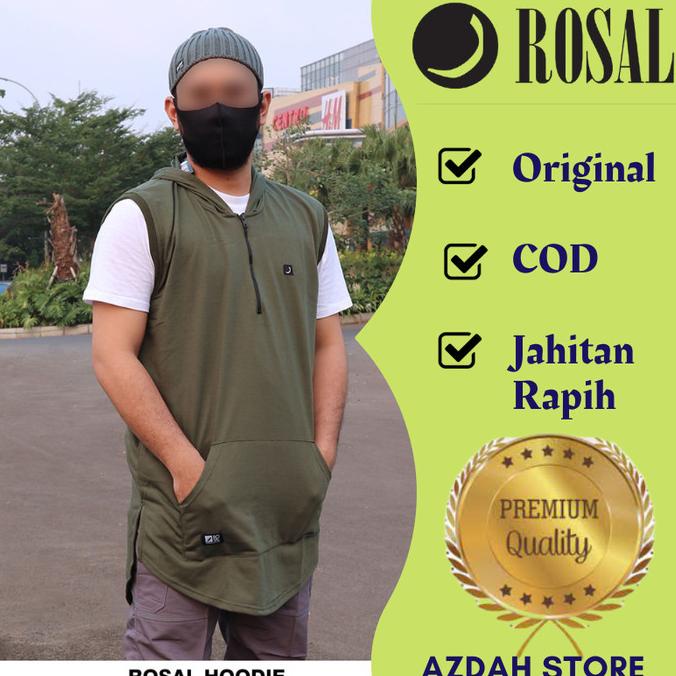 PROMO ROSAL  Baju Outer Vest Rompi Sholat Kurta Pakistan Pria Hoodie
