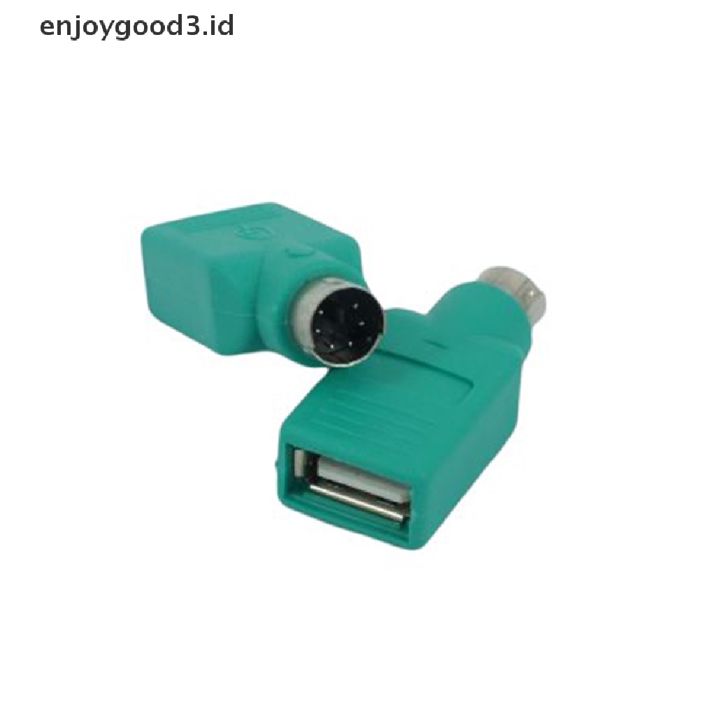 【 Rready Stock 】 USB Female to PS2 PS / 2 Male Adapter Converter Computer Connectors Keyboard Mouse Adapter for Laptop PC Mouse Keyboard PS2 （ ID ）