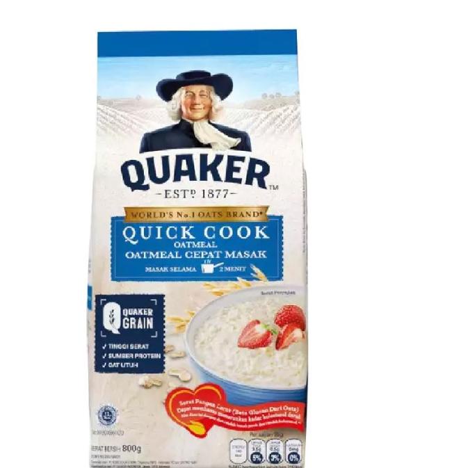 

❀ Quaker Quick Cooking Oatmeal 800 gr ☃