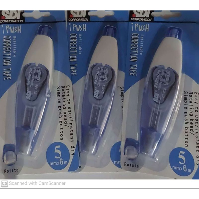 

Sdi corection tape 205 ( 5mm x 6m) / Tipex kertas