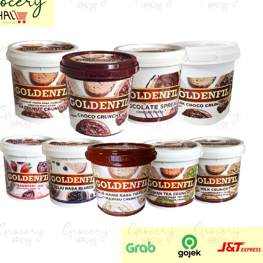 

12.12 FLASH SALE GOLDENFIL SPREAD 1 KG ( CHOCO CRUNCHY, TIRAMISU, HAZELNUT, DLL ) serbuuu !