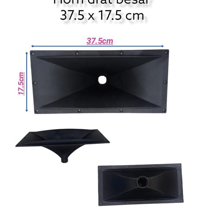 Termurah HORN TWEETER DRAT BESAR 37.5 X 17.5 horen corong tweeter drat 37.5x17.5 cm