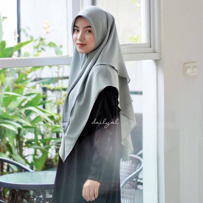 ֍ Alya Khimar (Segiempat Instan Pola Unik) ➬
