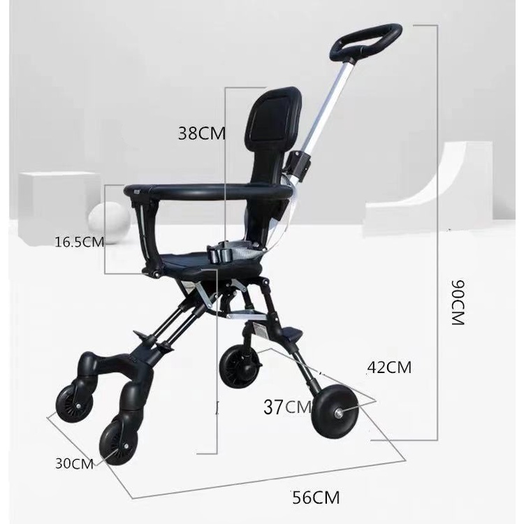 FLYBB Magic Stroller Baby 2 Way Travel Lightweight Foldable-1