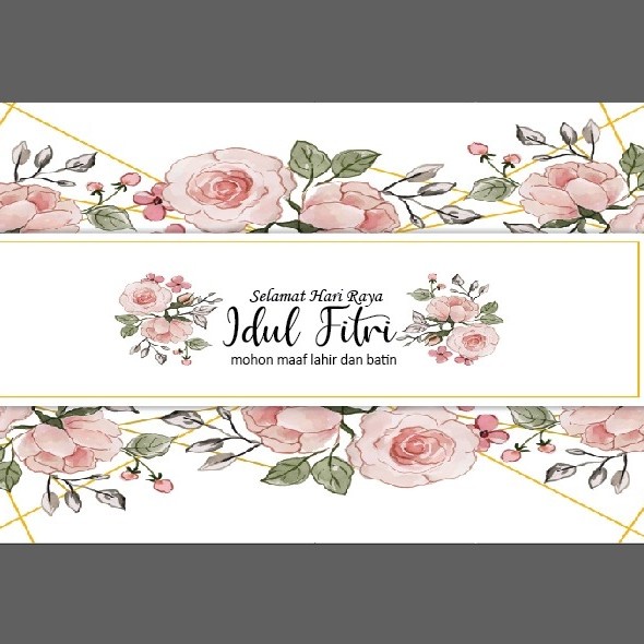 sticker box hampers idul fitri 8 pcs