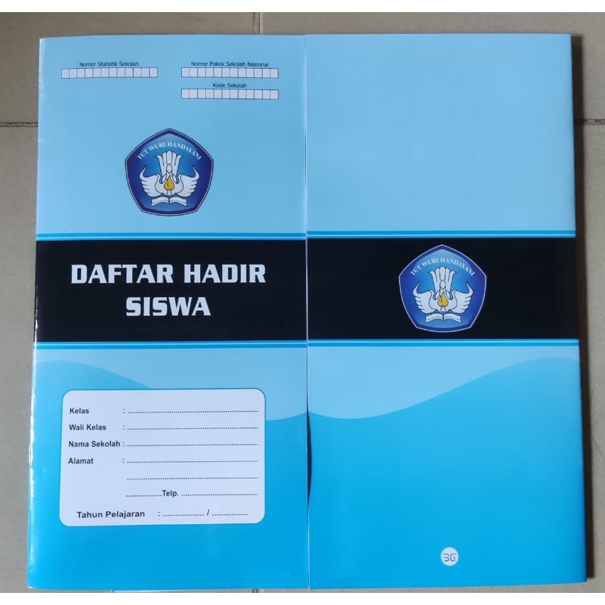 BUKU DAFTAR HADIR SISWA