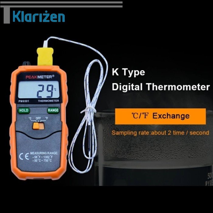 PM6501 Digital Thermometer K Type Wireless Thermocouple Temperature