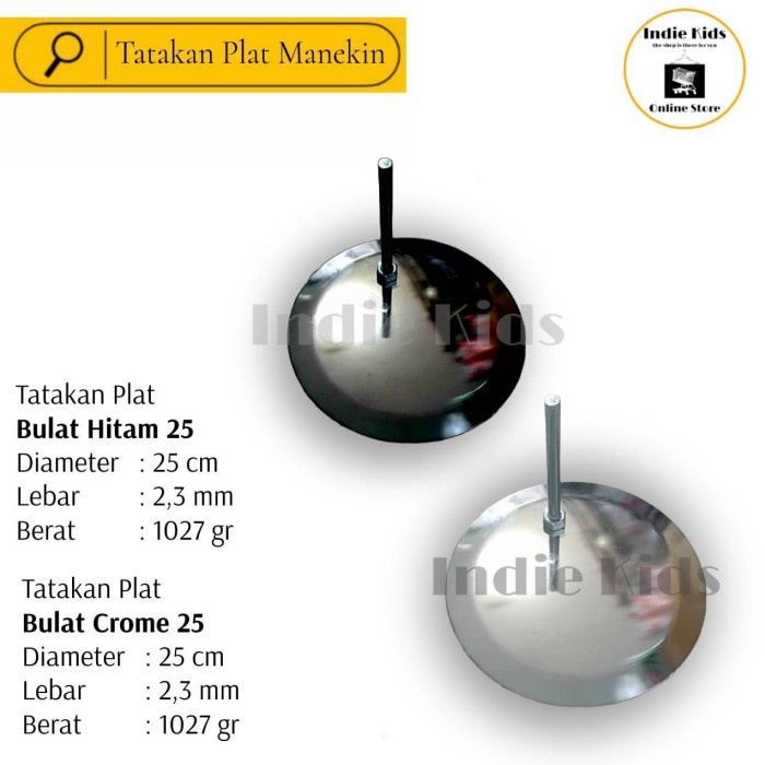 Terlaris Plat Besi Tatakan Pemberat Patung Manekin . Tatakan Patung Kaki