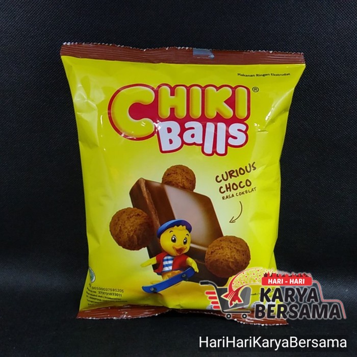 

SNACK CHIKI BALLS CURIOUS CHOCO COKELAT 55GR