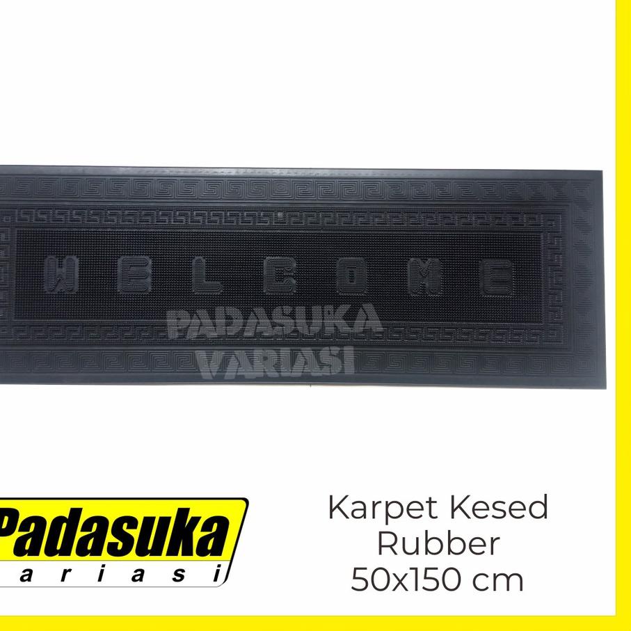✿ Keset Welcome Home Panjang Karet Keset Welcome Home Tebal Besar Jumbo Keset Kaki 150x50 cm ➪