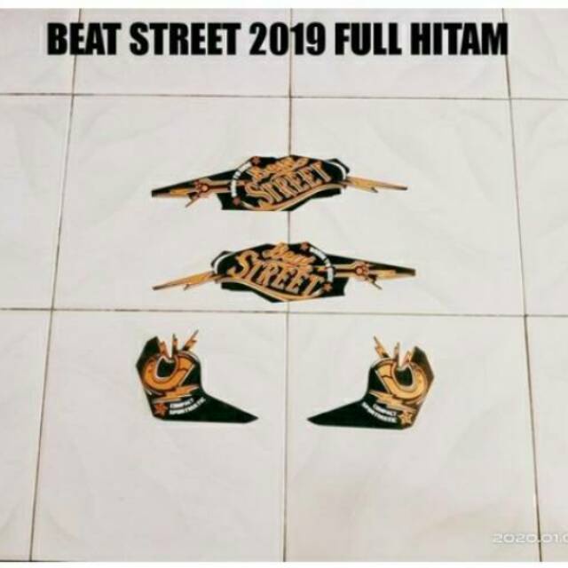 Striping beat street 2019 hitam