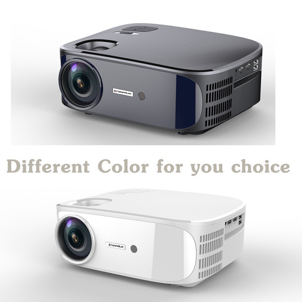 AKN88 - CHEERLUX C55 WIFI - Proyektor 3800 Lumens Digital Keystone - Mirroring