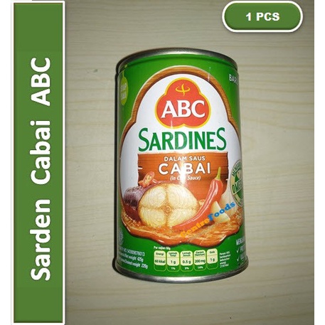 

Sarden Saus Cabai - ABC | 425gr [ Harga Per PCS ]