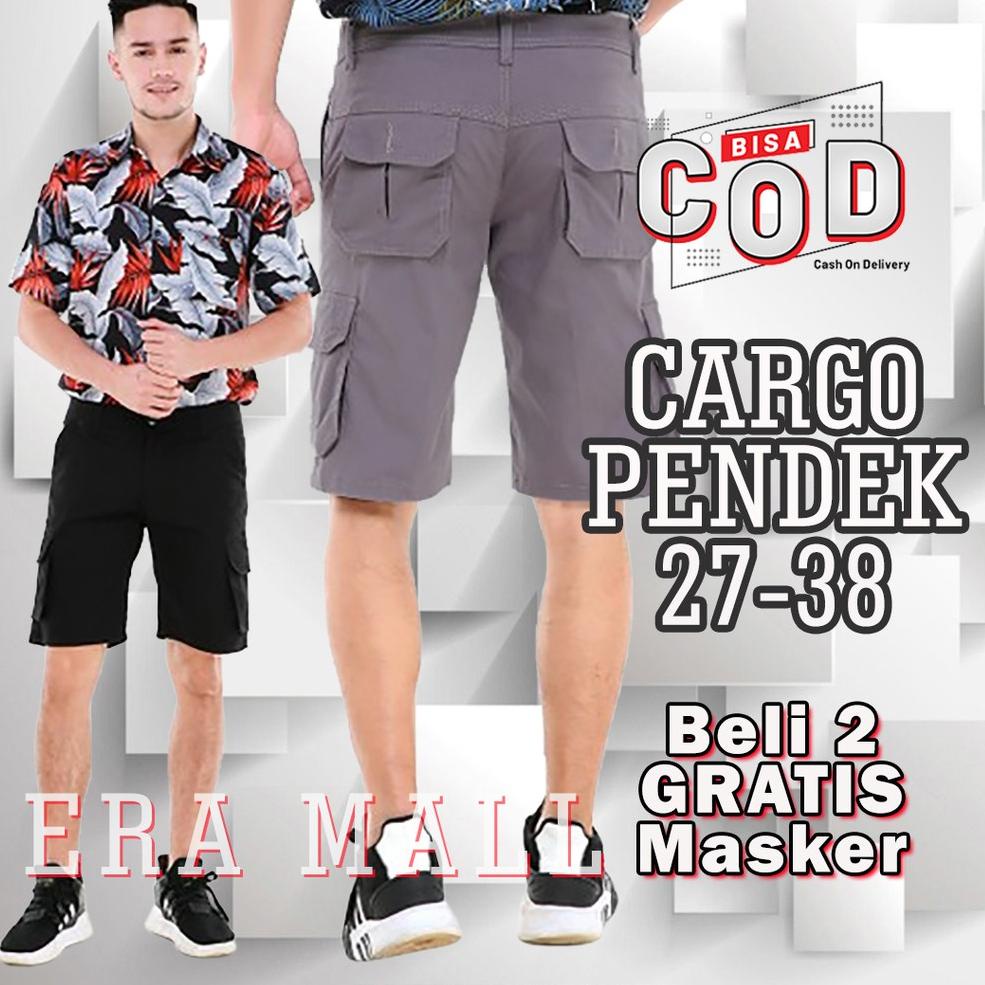 LANGSUNG ATC Celana Cargo Pendek Pria Dewasa Kargo PDL Tactical Gunung Outdoor Pendek Cowok Distro P