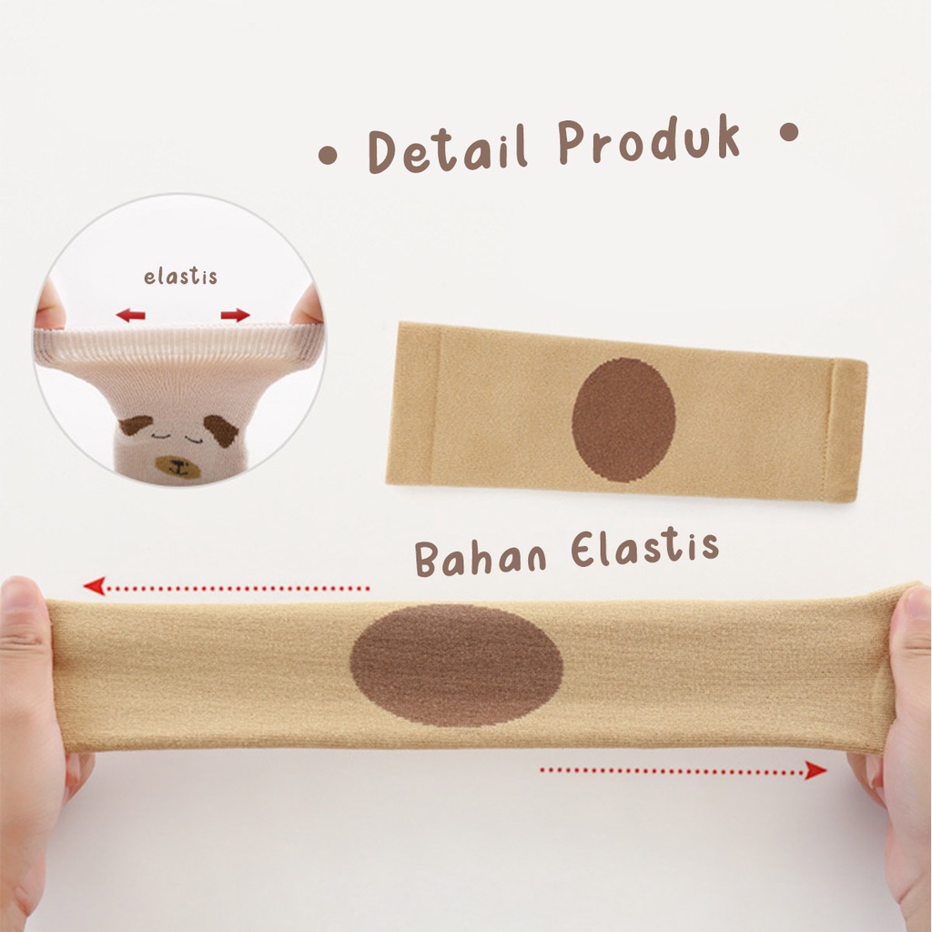 Kaos Kaki Bayi Panjang Anak Perempuan Laki-laki Pelindung Lutut Motif Cute Fashion Baby KAAP