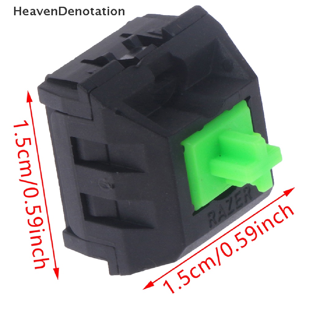 [HeavenDenotation] Saklar RGB Hijau Untuk Keyboard Mekanik Gaming Razer blackwidow Chroma HDV
