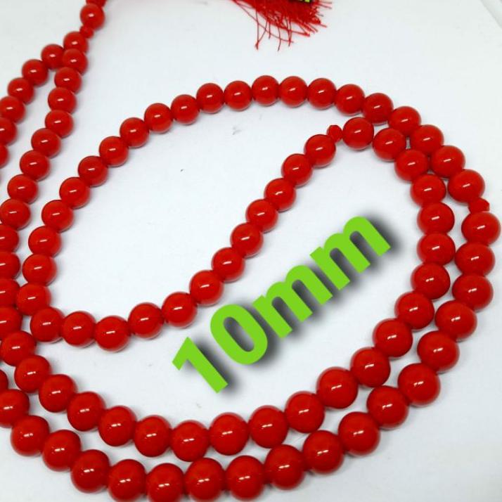 ➲ TASBIH BATU MARJAN 10MM 99BUTIR ORIGINAL ♥