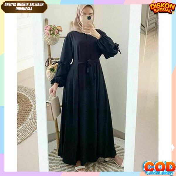 Gmis Syarii Import Premium Gamis Set Hijab Wanita Syari Gamus Syari Fashion Muslim Jubah Ibu2 Kekini