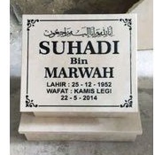 BATU NISAN-BATU NISAN MARMER-KEPALA BATU NISAN