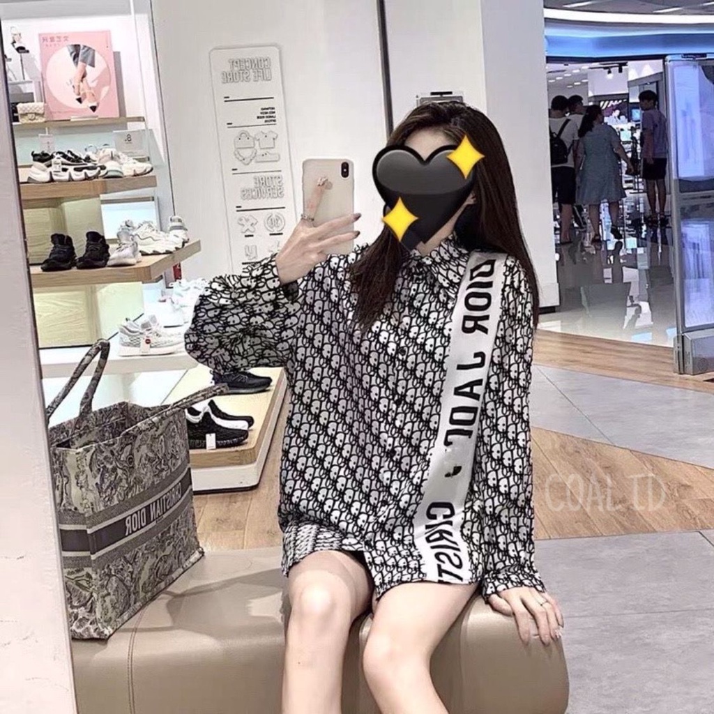 AILYN Atasan Kemeja Mewah Wanita Korean