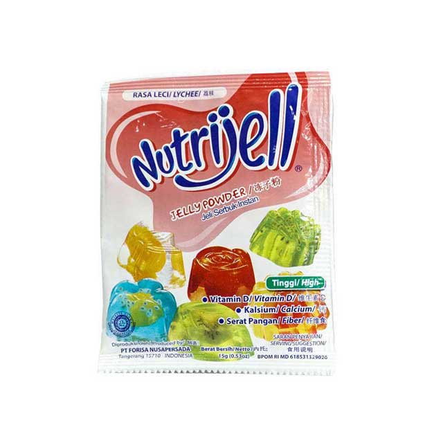 

NUTRIJELL REGULAR LYCHEE 15 GR